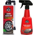GD24 Lastik Tamir Kiti 450 ml + Lastik Parlatıcı 500 ml
