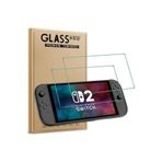 GD34 Switch 2 Temperli Cam Ekran Koruyucu 2li Paket (Nintendo Switch 2)