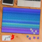 GD7 Gradyan Degrade Gradient Mavi 240 Parça Puzzle Yapboz Tablo
