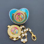 GDIOW121 Disney Yeni Bebek Emziği Deluxe Bebek Diş Tutucu Silikon Emzik Bling Bebek Meme Uçları Bpa Içermeyen Bebek Prenses Chupete Bebek Ürünü (Yurt Dışından) - 1 Yaş - Renkli