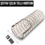 GDK Hortum Şeffaf Telli 19 mm