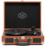 GDL Retro T317B PRO Çanta Pikap Bluetooth Şarjlı Metal İğneli Kahve - Koyu Kahverengi
