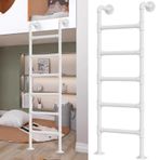 GDMDPTE Acil merdiven, metal merdiven, çok amaçlı metal merdiven, yangın durumunda tırmanma için, 100 cm ila 160 cm arası uzunluklarda