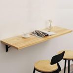 GDMDPTE Duvara Monte Katlanır Masa - Küçük Alanlar için Katlanabilir Yerden Tasarruf Sağlayan Masa Katlanabilir Duvar Masası (120 x 30 cm) - Ev, Ofis veya Mutfak için Mükemmel
