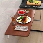 GDMDPTE Duvara Monte Katlanır Sehpa - Yer Tasarruflu Yüzer Dizüstü Bilgisayar Masası, Ev, Ofis, Çamaşırhane, Mutfak ve Banyo için İdeal - 100 x 30 cm / 39 x 12 inç - Kolay Kurulum