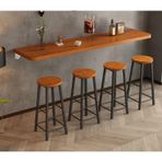 GDMDPTE Duvara Monte Sehpa - Yerden Tasarruf Sağlayan Katlanabilir Mutfak Bar Masası 140 x 40 cm, Sağlam, Oturma Odası ve Balkon için İdeal, Küçük Kahvaltılar İçin Mükemmel.