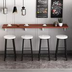GDMDPTE Katlanır Duvara Monte Yemek Masası - Bar / Mutfak Masası Yer Tasarrufu, Tik Kaplama, Kompakt 120 x 30 cm (47,2 x 11,8 inç), Küçük Alanlar İçin İdeal, Modern Tasarım