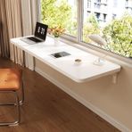 GDMDPTE Küçük Alanlar için Duvara Monte Katlanır Damla Yaprak Masa - Mutfak Kahvaltı Bar Balkon Ev Ofis Çamaşır Odası - Yerden Tasarruflu Tasarım 90 × 20 CM