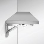 GDMDPTE Sağlam Katlanır Duvar Masası 60 x 30 cm - Dayanıklı 304 Paslanmaz Çelik Yer Tasarruflu Katlanır Masa Mutfak, Yemek Odası, Ofis ve Dış Mekan İçin İdealdir.