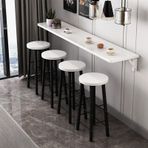 GDMDPTE Yerden Tasarruflu Duvara Monte Katlanır Masa Depolama Raflı - Küçük Mutfaklar ve Barlar için İdeal - Verimli Alan Kullanımı için Kompakt Duvar Asma Masası