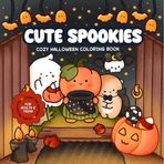 Gdtme Cute Spookies Halloween Boyama Kitabı, Yetişkinler ve Gençler için, 24 Sayfa, 20x20 cm