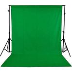 GDX 3x6 Metre Seyyar Yeşil Fon Sistemi Standlı Çantalı YouTube Yayıncı Green Screen Seti