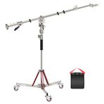 GDX BS-300 Plus Tekerlekli Boom Stand Deve Boynu 40kg Taşıma Kapasiteli Ağır Hizmet