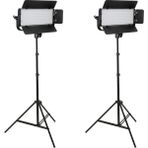 GDX CF-300C Bicolor Mobil 2'li Sürekli Video Panel LED Işık Seti