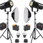 GDX LV-700C-II 95 cm Bowens Octagon Softbox + 260 cm Kalın Işık Ayağı 2'li Full Set