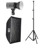 Gdx ML150W Bicolor LED Tekli Video Işığı Seti Çantalı Bowens Mount Profesyonel Sürekli Işık