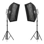 GDX ML230W 230W BiColor İkili Set Bowens Mount 60x90 Softbox 260cm Ayaklı Fotoğraf Işığı