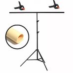 GDX Orange 120x200 cm Açık Turuncu PVC Seyyar Fon Perde
