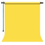 GDX Sabit Canary Kağıt Fon Seti 2.70x11m Makaralı Duvar Tavan Tipi Sonsuz Stüdyo Fonu