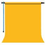 GDX Sabit Deep Yellow Kağıt Fon Seti 2.70x11m Makaralı Duvar Tavan Tipi Sonsuz Stüdyo Fonu
