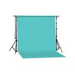GDX Seyyar 2.70x11m Baby Blue Kağıt Sonsuz Fon Sistemi Ayaklı Makaralı Çocuk ve Ürün Çekim Arka Planı