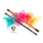 Gdx TB-100 Rgb 45W Youtube Canlı Yayın Arka Plan Renkli Dolgu Işığı LED Tüp Işık (Uzunluk: 100 Cm)