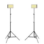GDX VLOG K2 BiColor 2li LED Video Işık Seti 200 cm Ayaklı Profesyonel Aydınlatma
