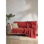 G&e 4 Kat Müslin Koltuk Örtüsü - 200 x 200 cm - Kiremit