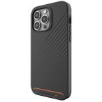 Gear4 ZAGG Denali Çıtçıtlı Dokulu iPhone Kılıfı, D30 Düşme Koruması, Kenardan Kenara Korumalı Güçlendirilmiş Arka Plaka, Kablosuz Şarj Magsafe iPhone 14 Pro Kılıfı, Siyah