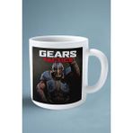 Gears Oyun Baskılı Kupa Bardak Çift Taraflı Kişiye Özel Model 4