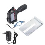 Gearwell El Mürekkep Püskürtmeli Yazıcı (4.3in), Taşınabilir Kodlama Makinesi ve Tarih Kodlayıcı, 600DPI çözünürlüğü, 12.7mm ayarlanabilir baskı yüksekliği, etiketler ve barkodlar