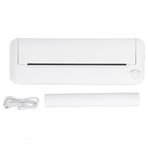 Gearwell Kablosuz Taşınabilir Yazıcı, Bluetooth Termal Mini Yazıcı, Ofis, Okul, Ev, Termal Yazıcı için Beyaz Kablosuz Yazıcı 1 Rulo Kağıt