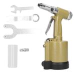 Gearwell Perçin Tabancası, 3 çeneli sistemli hidrolik pnömatik perçinli çektirme, metal imalat için hava ile çalışan perçinleme aracı, KP-703 (Japanese Style)