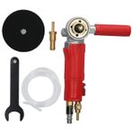 Gearwell pnömatik su fabrikası, 4 inç enjeksiyon parlatıcı, otomatik gövde taşlama için hava ıslak zımpara, taş ve metal için pnömatik parlatma aracı