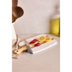 Geate Mermer Akasya Kesme Tahtası 34X18 cm - Siyah - Kahverengi