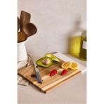 Geate Mermer Akasya Kesme Tahtası 35X25 cm - Siyah - Kahverengi