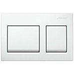 Geberit 115.045.11.1 Alpha15 Çift Basmalı Beyaz Kumanda Kapağı
