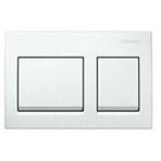 Geberit 115.045.21.5 Alpha 35 Çift Basmalı Beyaz Kumanda Kapağı