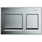 Geberit 115.045.46.5 Alpha 35 Çift Basmalı Mat Krom Kumanda Kapağı