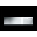 Geberit 115.060.DW.1 Alpha50 Çift Basmalı Siyah Kumanda Kapağı