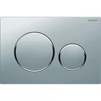 Geberit 115.770.JQ.5 Sigma01 Çift Basmalı Mat Krom Kumanda Kapağı