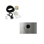 Geberit 115.890.SN.5 Sigma 10 Fotoselli Manuel Paslanmaz Çelik 12 cm Rezervuar İçin Elektrikli İç Set Kumanda Paneli
