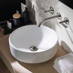 Geberit 500.768.01.2 Yuvarlak 40x40 cm Variform Beyaz Çanak Lavabo