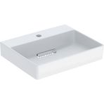 Geberit 505.024.00.1 One Yatay Çıkışlı 50x40 cm Batarya Delikli Keratech Çanak Lavabo