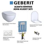 Geberit Acanto Beyaz Asma Klozet Seti