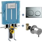 Geberit Alpha Gömme Rezervuar Set