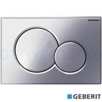 Geberit Alpha01 115.035.21.1 Parlak Krom Çift Basmalı Kumanda Kapağı