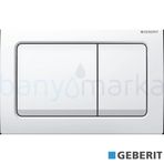 Geberit Alpha30 115.055.11.1 Beyaz Çift Basmalı Kumanda Kapağı