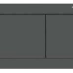 Geberit ALPHA30 Mat Siyah Çift Basmalı Kumanda Kapağı