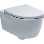 Geberit Icon Klozet Asma Kanallı 53 cm + Geberit Klozet Kapağı - Parlak Beyaz